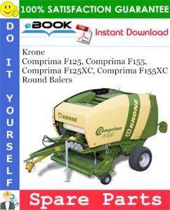 Krone Comprima F125, Comprima F155, Comprima F125XC, Comprima F155XC Round Balers