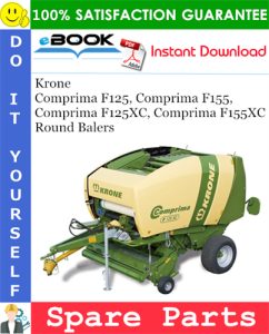 Krone Comprima F125, Comprima F155, Comprima F125XC, Comprima F155XC Round Balers