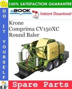 Krone Comprima CV150XC Round Baler Spare Parts Catalog