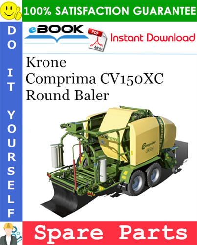 Krone Comprima CV150XC Round Baler Spare Parts Catalog