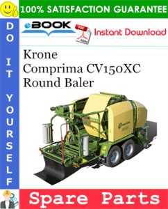 Krone Comprima CV150XC Round Baler Spare Parts Catalog