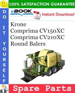 Krone Comprima CV150XC, Comprima CV210XC Round Balers