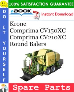 Krone Comprima CV150XC, Comprima CV210XC Round Balers