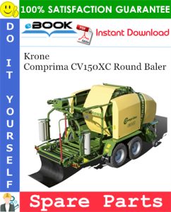 Krone Comprima CV150XC Round Baler Spare Parts Catalog