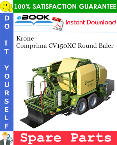 Krone Comprima CV150XC Round Baler Spare Parts Catalog