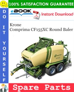 Krone Comprima CF155XC Round Baler Spare Parts Catalog