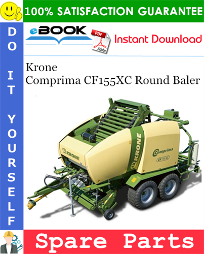 Krone Comprima CF155XC Round Baler Spare Parts Catalog