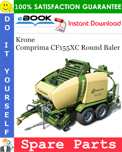 Krone Comprima CF155XC Round Baler Spare Parts Catalog