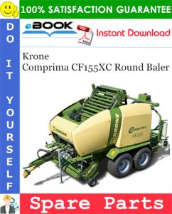 Krone Comprima CF155XC Round Baler Spare Parts Catalog