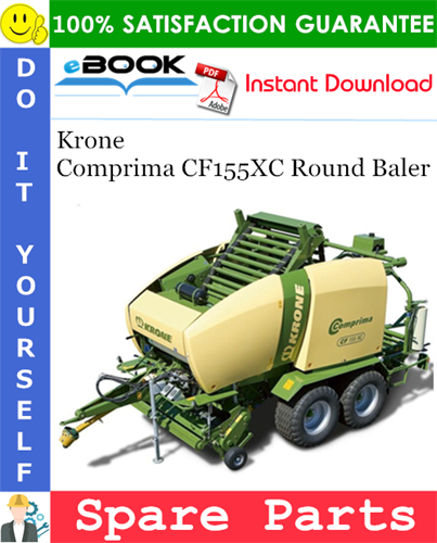 Krone Comprima CF155XC Round Baler Spare Parts Catalog