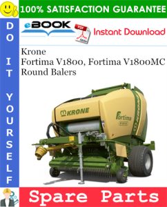 Krone Fortima V1800, Fortima V1800MC Round Balers Spare Parts Catalog