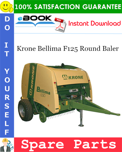 Krone Bellima F125 Round Baler Spare Parts Catalog