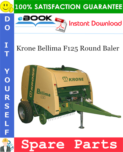 Krone Bellima F125 Round Baler Spare Parts Catalog