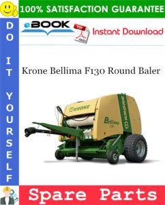 Krone Bellima F130 Round Baler Spare Parts Catalog