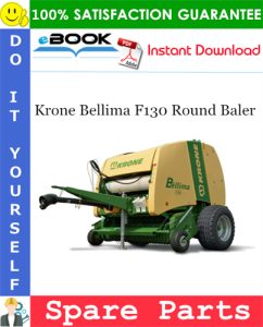 Krone Bellima F130 Round Baler Spare Parts Catalog