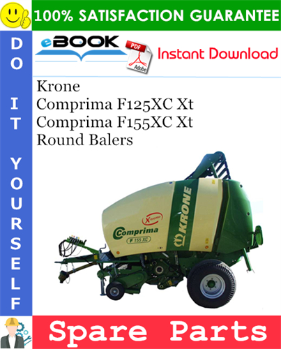Krone Comprima F125XC Xt, Comprima F155XC Xt Round Balers