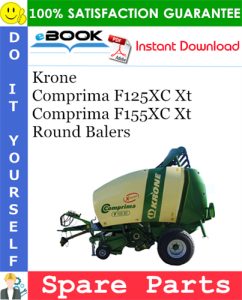 Krone Comprima F125XC Xt, Comprima F155XC Xt Round Balers