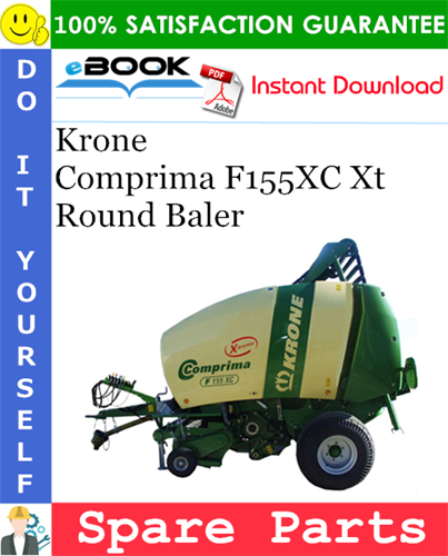 Krone Comprima F155XC Xt Round Baler Spare Parts Catalog