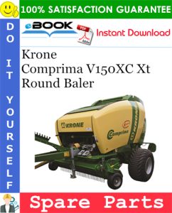 Krone Comprima V150XC Xt Round Baler Spare Parts Catalog