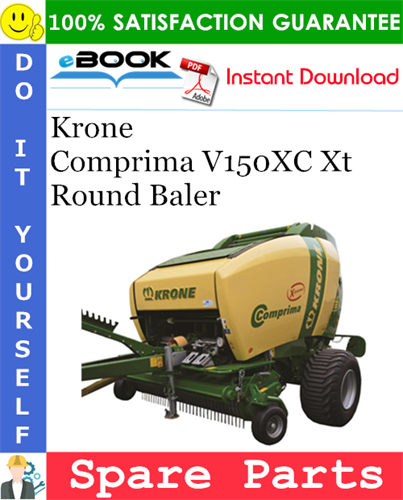 Krone Comprima V150XC Xt Round Baler Spare Parts Catalog