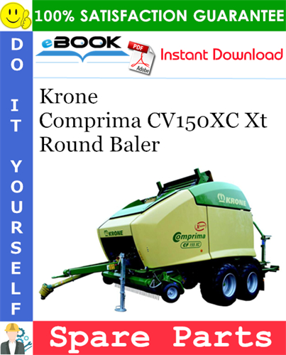 Krone Comprima CV150XC Xt Round Baler Spare Parts Catalog