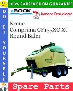 Krone Comprima CF155XC Xt Round Baler Spare Parts Catalog