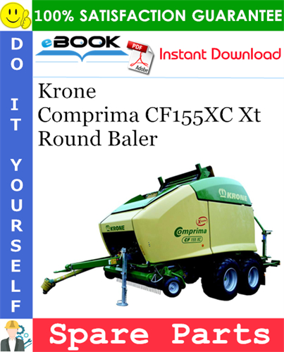 Krone Comprima CF155XC Xt Round Baler Spare Parts Catalog