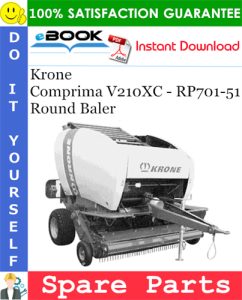 Krone Comprima V210XC - RP701-51 Round Baler Spare Parts Catalog
