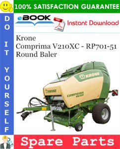 Krone Comprima V210XC - RP701-51 Round Baler Spare Parts Catalog