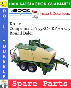 Krone Comprima CF155XC - RP701-25 Round Baler Spare Parts Catalog