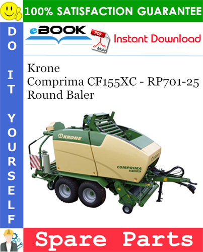 Krone Comprima CF155XC - RP701-25 Round Baler Spare Parts Catalog