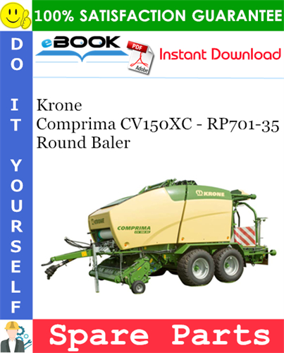 Krone Comprima CV150XC - RP701-35 Round Baler Spare Parts Catalog