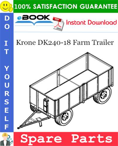Krone DK240-18 Farm Trailer Spare Parts Catalog