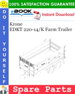 Krone EDKT 220-14/K Farm Trailer Spare Parts Catalog
