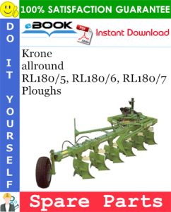 Krone allround RL180/5, RL180/6, RL180/7 Ploughs Spare Parts Catalog