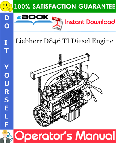 Liebherr D846 TI Diesel Engine Operator's manual