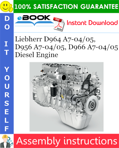 Liebherr D964 A7-04/05, D956 A7-04/05, D966 A7-04/05 Diesel Engine