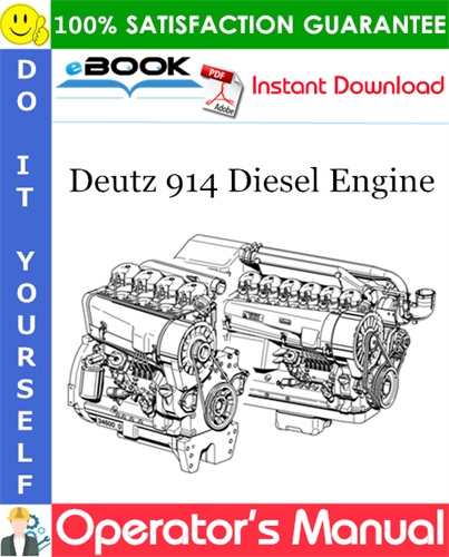 Deutz 914 Diesel Engine Operator's Manual