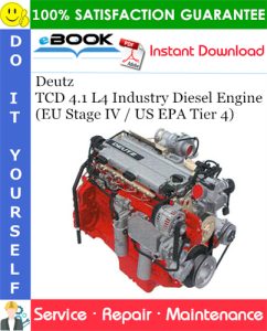 Deutz TCD 4.1 L4 Industry Diesel Engine (EU Stage IV / US EPA Tier 4)