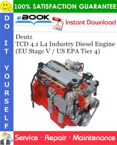 Deutz TCD 4.1 L4 Industry Diesel Engine (EU Stage V / US EPA Tier 4)