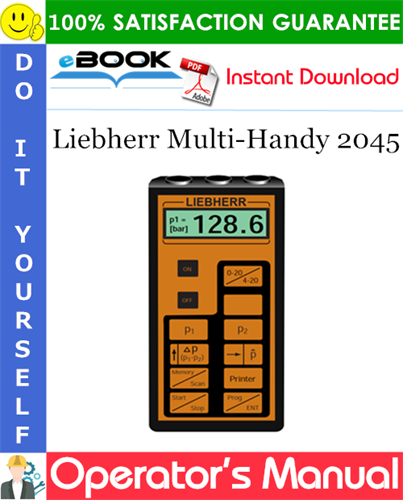 Liebherr Multi-Handy 2045 Operator's Manual