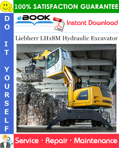 Liebherr LH18M Hydraulic Excavator Service Repair Manual