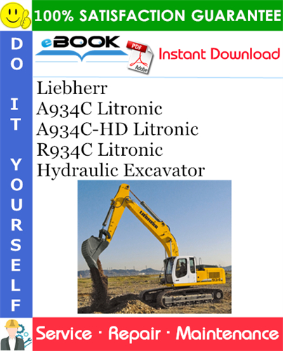 Liebherr A934C Litronic, A934C-HD Litronic, R934C Litronic Hydraulic Excavator