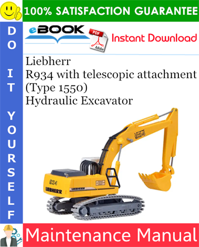 Liebherr R934 with telescopic attachment (Type 1550) Hydraulic Excavator