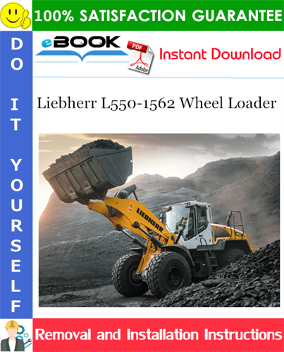 Liebherr L550-1562 Wheel Loader Removal and Installation Manual