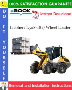 Liebherr L508-1817 Wheel Loader Removal and Installation Manual