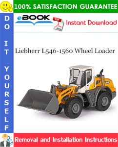 Liebherr L546-1560 Wheel Loader Removal and Installation Manual