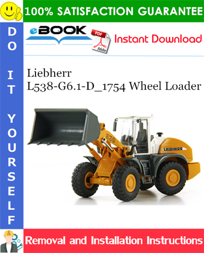 Liebherr L538-G6.1-D_1754 Wheel Loader Removal and Installation Manual