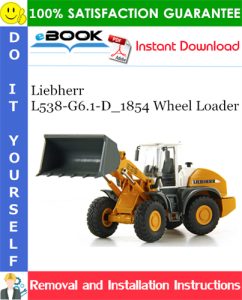 Liebherr L538-G6.1-D_1854 Wheel Loader Removal and Installation Manual