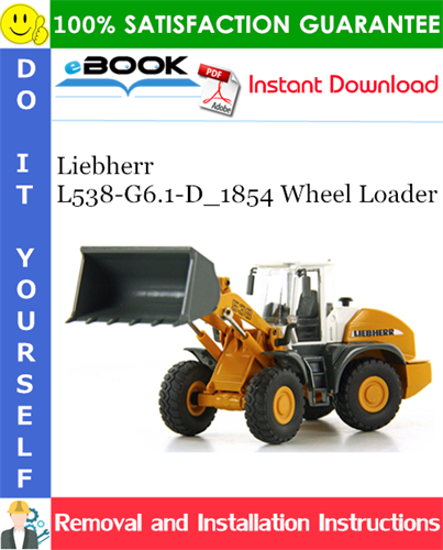 Liebherr L538-G6.1-D_1854 Wheel Loader Removal and Installation Manual